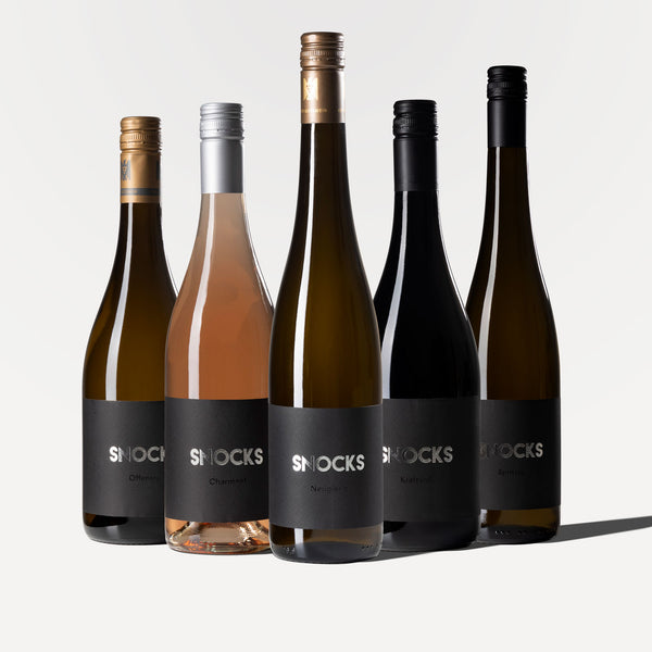 6er SNOCKS Wein-Bundle 6 Fl. 0,75l - (17,55€ / 1 Liter)