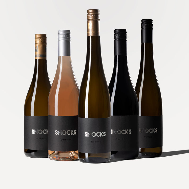 6er SNOCKS Wein-Bundle 6 Fl. 0,75l - (15,33€ / 1 Liter)